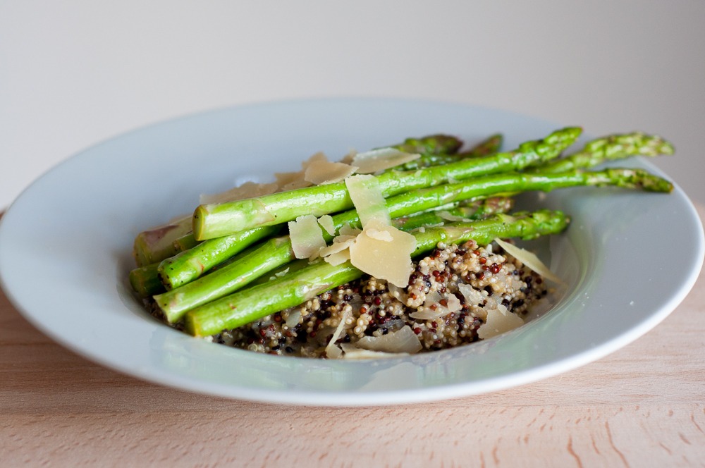 quinoa met groene asperges online diëtist