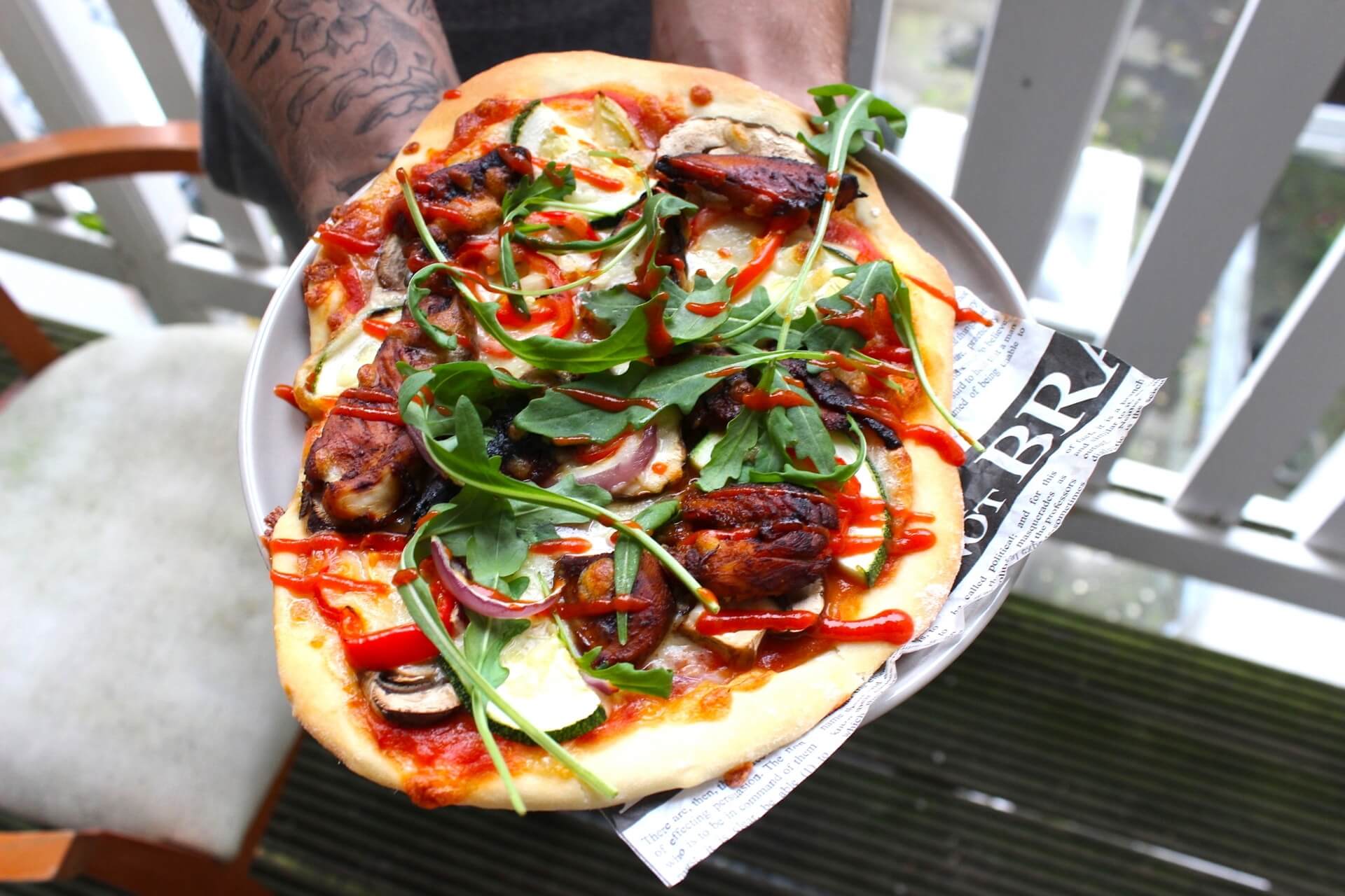 snelle bbq kip pizza online diëtist