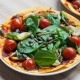 pizzawrap met spinazie en artisjokharten