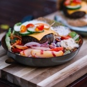 burger no bun salad