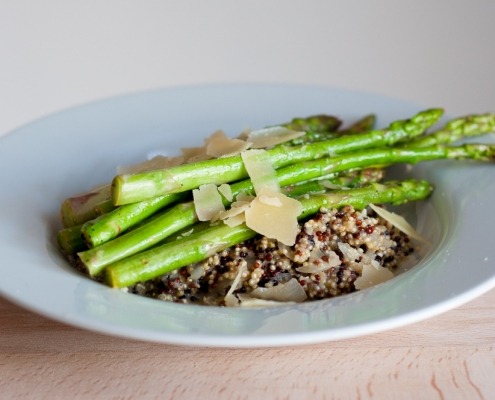 quinoa met groene asperges online diëtist