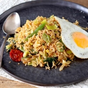 Nasi met witte kool en gebakken ei online diëtist