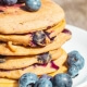 Vegan bleuberry pannenkoekjes