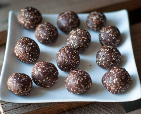 Chocolade dadel balletjes